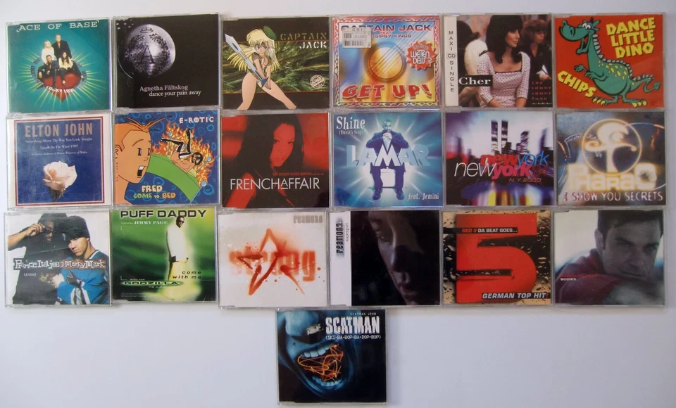 Maxi Single CD Sammlung - 19 Stück - Various Artists - 90er 2000er  - Dance Pop - Bild 1 von 1