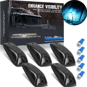 5x Cab Roof Marker LED Running Light Ice Bule Bulbs For Chevy C/K 1500 2500 3500 - Picture 1 of 8