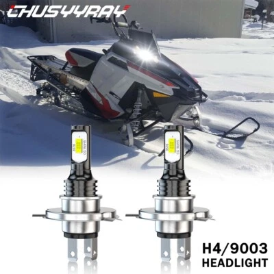 2 bombillas H4 Super LED para faros de moto de nieve Ski-Doo MXZ 1200 4-TEC TNT 09-18 Foto 1 de 4