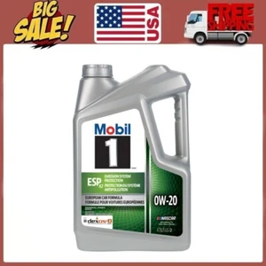 COMBO 2 PACKS Mobil 1 ESP X2 Full Synthetic Motor Oil 0W-20, 5 Quart - Picture 1 of 9