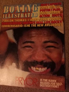 Aaron Pryor Boxing Magazine 1983 KO'd Arguello & beat Hearns in amateurs HBO - Picture 1 of 3