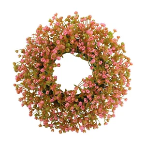 Frühling Sommer Kranz - künstliche Blumen Türdeko, falsches Grünzeug - Bild 1 von 11