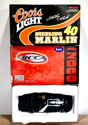 Sterling Marlin #40 Coors Light Monte Carlo 2000 1:24 NASCAR Action Diecast Bank Foto 1 de 4