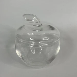 Tiffany & Co. Japan Crystal Apple Box Candy Dish Jewelry Trinket - Picture 1 of 5