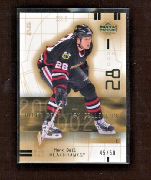 2001-02 UD Mask Collection Gold #18 Mark Bell 45/50          *S7018 - Image 1 of 1