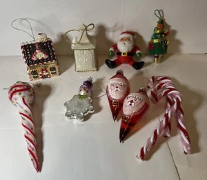 Mixed Lot Of 11 Christmas Ornaments. Lenox, Hallmark, CBK… - Picture 1 of 10