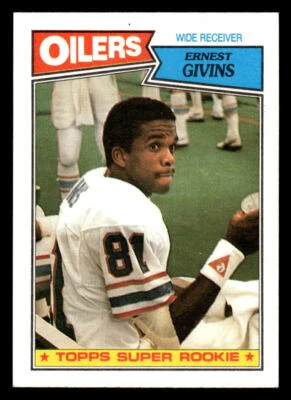 Ernest Givins 1987 Topps #310 RC Rookie Houston Oilers - Image 1 of 2