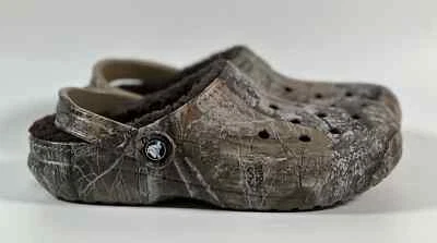 Adult Crocs Classic Realtree Edge Fuzz-Lined Clogs #205377-280 - Image 1 of 4