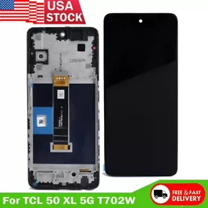 Frame & LCD Display Touch Screen Digitizer Assembly For TCL 50 XL 50XL 5G T702W - Picture 1 of 6
