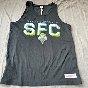 Mitchell & Ness MLS Seattle Sounders FC MENS LARGE Tank Top NWT - Picture 1 of 8