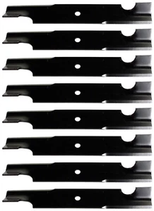 8 USA Mower Blades® fits Lesco ® 021871 050111 501121871 32" 48" Deck - Picture 1 of 7