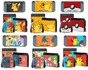 POKEMON Nintendo Switch VINYL Skin STICKER Protector for Console & Controller - Bild 1 von 21