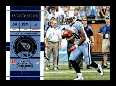 Playoff Contenders 2011 Chris Johnson #36 Foto 1 de 2