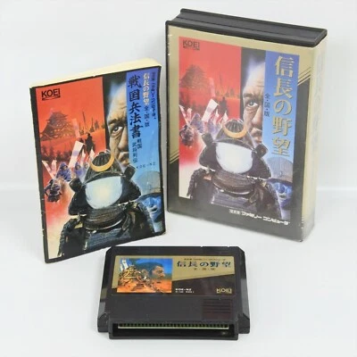 NOBUNAGA NO YABO ZENKOKU BAN Famicom Nintendo 8323 fc - Image 1 of 4