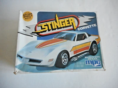 Vintage MPC The Stinger Corvette #1-3750 Model Kit 1/20 NIB Sealed Parts - Image 1 of 4