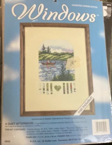 Windows A Quiet Afternoon Crossstitch - Picture 1 of 2