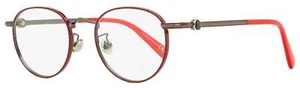 Moncler Occhiali da Vista Ovali ML5204H 066 Rosso Lucido 48mm - Foto 1 di 3