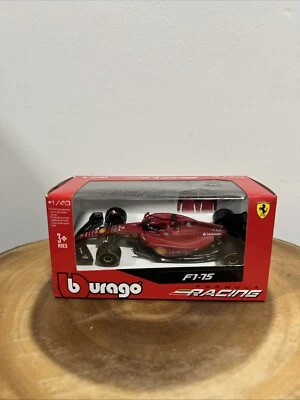 Bburago 1/43 Ferrari Racing F1-75 2022 #16 C. Leclerc Formula Racing Toy Cars - Image 1 of 4