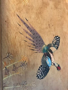 Tray for serving Birds of Feather Design/Vintage - Picture 1 of 7