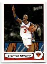 2004-05 BAZOOKA STEPHON MARBURY NEW YORK KNICKS #30