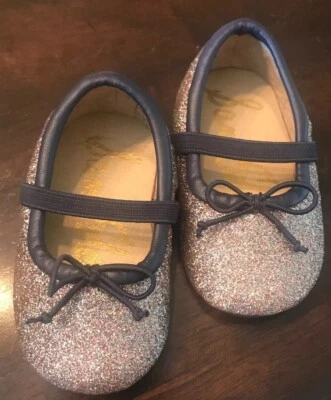 Sapatos Sam Edelman Bebê Meninas Tamanho 3 Multi-Glitter Felicia NOVO Frete Grátis - Imagem 1 de 4
