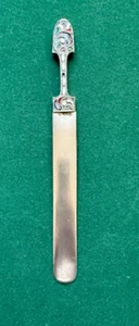 Antique Russian Imperial Solid Silver Cloisonne Letter Opener Kokoshnik Mark - Picture 1 of 5