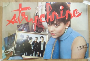 Affiche ancienne STRYCHNINE french punk band 80's rock vintage poster promo - Picture 1 of 3