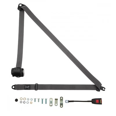 Front Automatic Seat Belt For Singer Gazelle Mk3 Berlina 1956-1959 Grey - Image 1 of 4