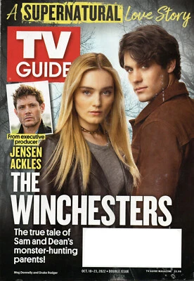 TV GUIDE Magazine October 10-23 2022 Meg Donnelly Drake Rodger The Winchesters - Image 1 of 2