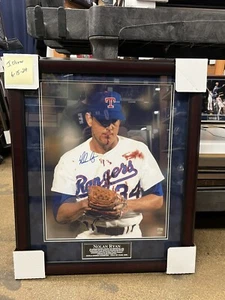 NOLAN RYAN SIGNED HANDSIGNIERT 16X20 gerahmt bis 20x24 - Bild 1 von 4