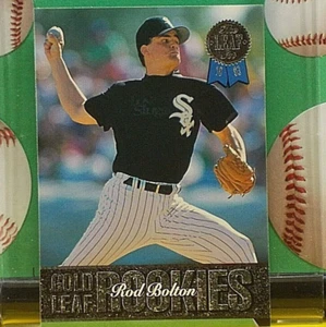 1993 LEAF GOLD ROOKIES Baseball Card # 12 *** ROD BOLTON *** Chicago White Sox - Picture 1 of 2