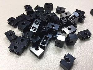 LEGO Black Technic 1x2 BRICK with Axle Hole (X50) 32064 - NEW AUTHENTIC - Picture 1 of 9