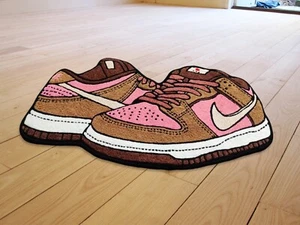 SB Dunk Low Cherry Hypebeast Accent Area Rugs Sneakerhead Hand Tufted Carpet - Picture 1 of 5