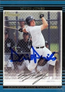 2002 Bowman MITCH JONES Signed Card autograph AUTO DODGERS yankees