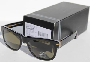 SERENGETI Foyt Large POLARIZED Sunglasses Shiny Black/555nm SS550003 Italy NEW - Picture 1 of 10
