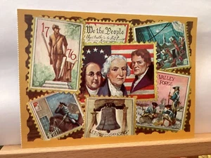 Primeros años de los Estados Unidos de América: - Postal vintage - Imagen 1 de 3