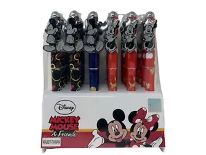Auténtico bolígrafo bolígrafo con licencia Mickey Mouse y Minnie - 6 piezas - Imagen 1 de 3