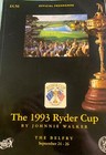 P G A. / Ryder Cup 1993 Official Programme
