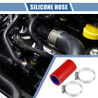1 Set 30Mm 1.18" Id 76Mm 2.99" Length 0° Red Blue Car Silicone Hose W/ Clamps