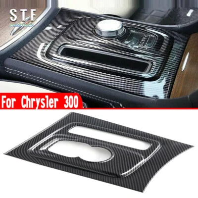 Cubierta de perilla de cambio interior de coche para Chrysler 300 2015 2016-2024 panel de ajuste Foto 1 de 4