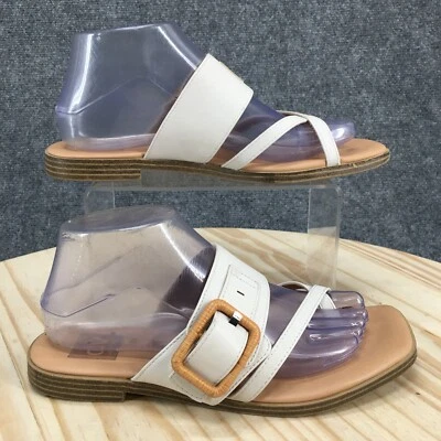 Sandalias DV Dolce Vita para mujer 8 Matilda informales sin cordones en lazo deslizable blanco marrón Foto 1 de 4