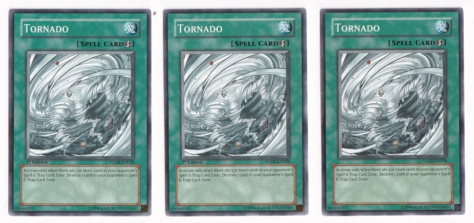 Tornado - FOTB-EN038 - Common - 1st Edition x3 - NM - Image 1 of 1