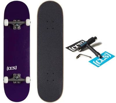 Monopatín Completo-Madera de Arce-Grado Profesional-Totalmente Montado con Patín Foto 1 de 4