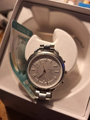 Fossil Hybrid Smartwatch, Silber - Bild 1 von 3