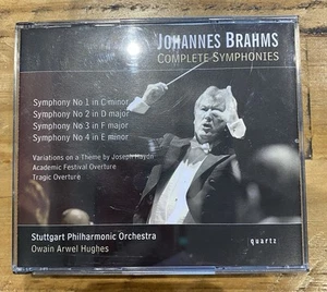 Brahms - Stuttgart Philharmonic - Hughes - Complete Symphonies 3 CD Set - Picture 1 of 10
