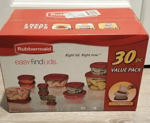 Neu im Karton Rubbermaid 30 Stck. Vorteilspack Lebensmittelbehälter BPA-frei 15 Behälter 15 Deckel - Bild 1 von 4