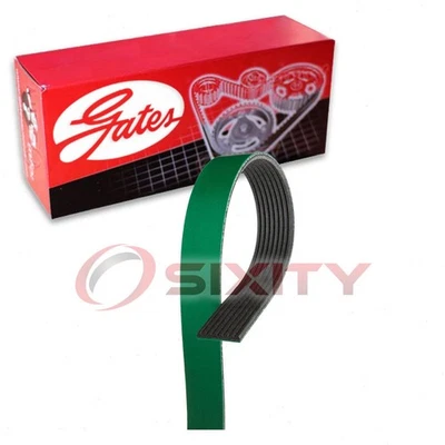 Cinturón serpentino Gates FleetRunner Micro-V para Ram 3500 2013-2018 6,7 L L6 ki Foto 1 de 4