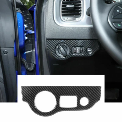 Headlight Switch Button Decor Cover Trim for Dodge Charger 2010+ Challenger 15+ Foto 1 de 4