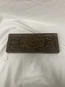 Vintage Antik Koken Friseurstuhl Teile Gusseisen Fußstütze 16" x 6,5" hochklappbar - Bild 1 von 15