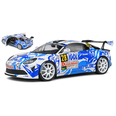 ALPINE A110 N.28 RALLY DU VAR 2021 NIGHT VERSION DELEC./DE CASTELLI 1:18 Solido  - Immagine 1 di 2